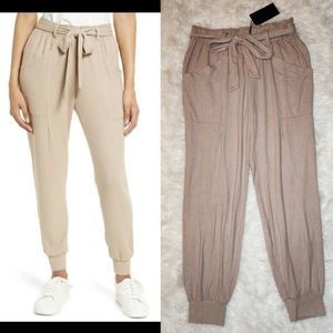 New Gibsonlook Cozy Fleece Belted Joggers